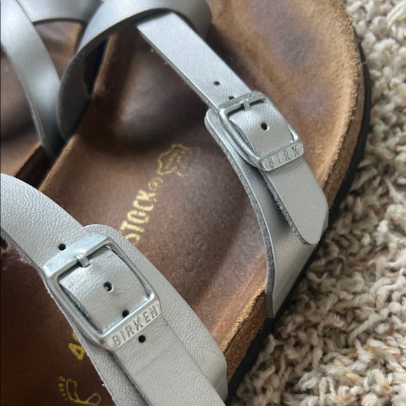 Birkenstock Silver Sandals - Picture 8 of 10